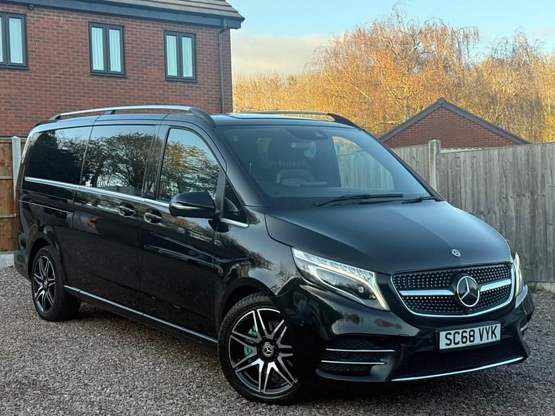 Black Used 2019 Mercedes V250 AMG line MPV | £32,500 (A bit pricey) - Image 1/4