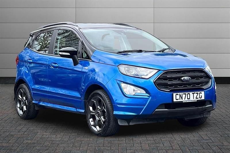 Used Ford Ecosport ST-Line 125 HP (91 kW) 2020 Desert island blue SUV