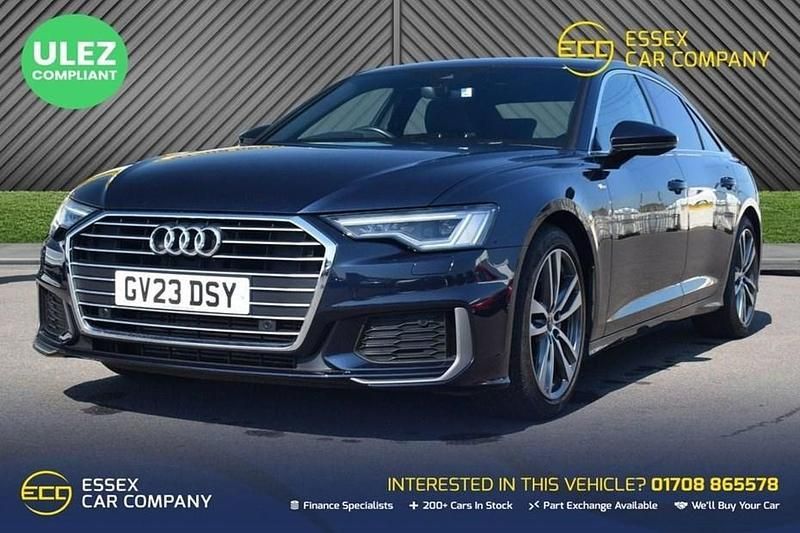 Blue Used 2023 Audi A6 S-Line Sedan | £25,995 (Super price) - Image 1/4