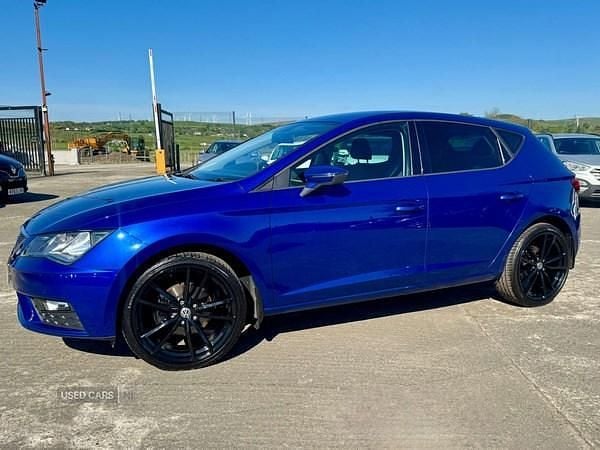 Begagnad Seat Leon SE Dynamic 110 HK (80 kW) 2018 Blå Halvkombi