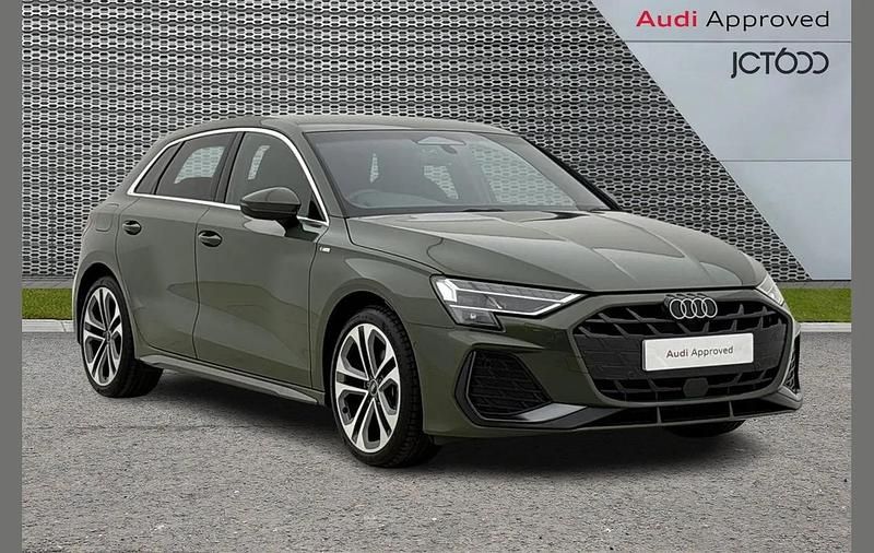 New Audi A3 S-Line 147 HP (108 kW) 2025 Green Hatchback
