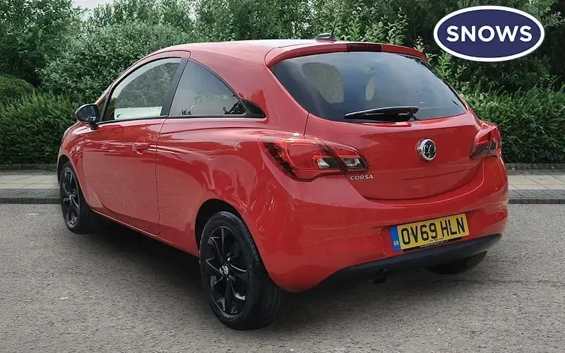 Used Vauxhall Corsa 75 HP (55 kW) 2019 Red Hatchback