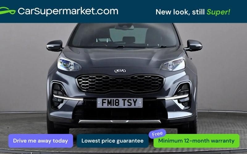 Used Kia Sportage GT-Line S 136 HP (100 kW) 2018 Grey SUV