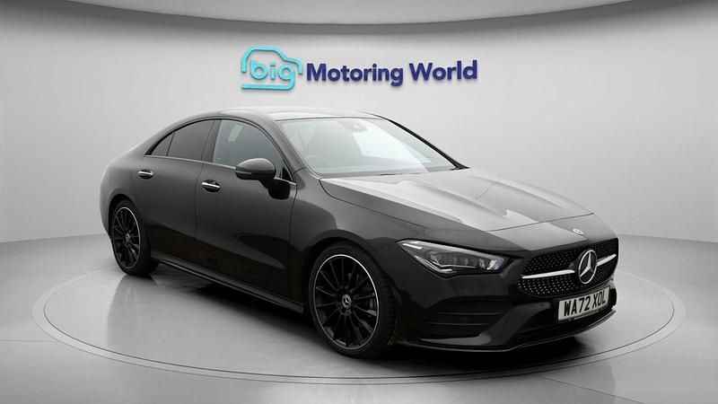 Used Mercedes CLA180 AMG line 136 HP (100 kW) 2022 Black Sedan