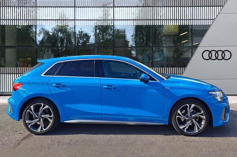 Used Audi A3 Sportback S-Line 2022 Blue Hatchback