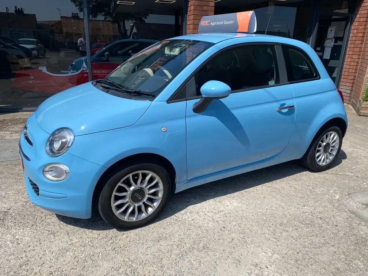 Used Fiat 500 Pop Star 69 HP (50 kW) 2017 Blue Hatchback