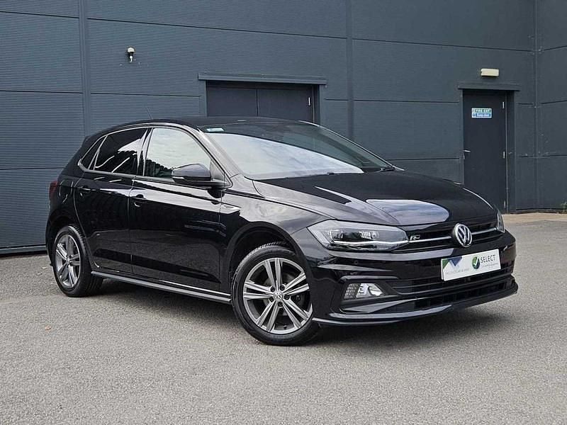 Black Used 2019 VW Polo R-line Hatchback | £11,490 (Fair price) - Image 1/4