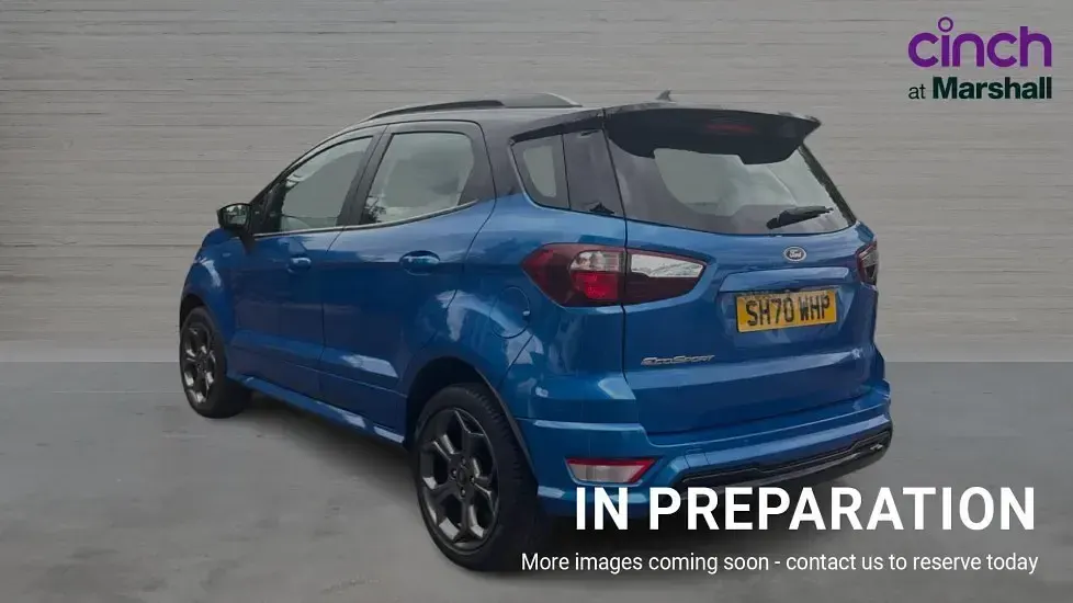 Used Ford Ecosport ST-Line 125 HP (91 kW) 2020 Blue SUV