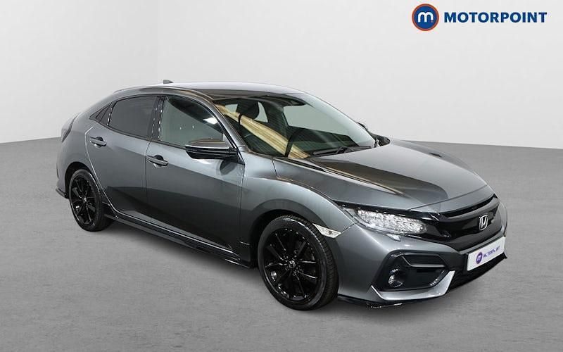 Grey Used 2021 Honda Civic Sport Hatchback | £18,799 (Fair price) - Image 1/4