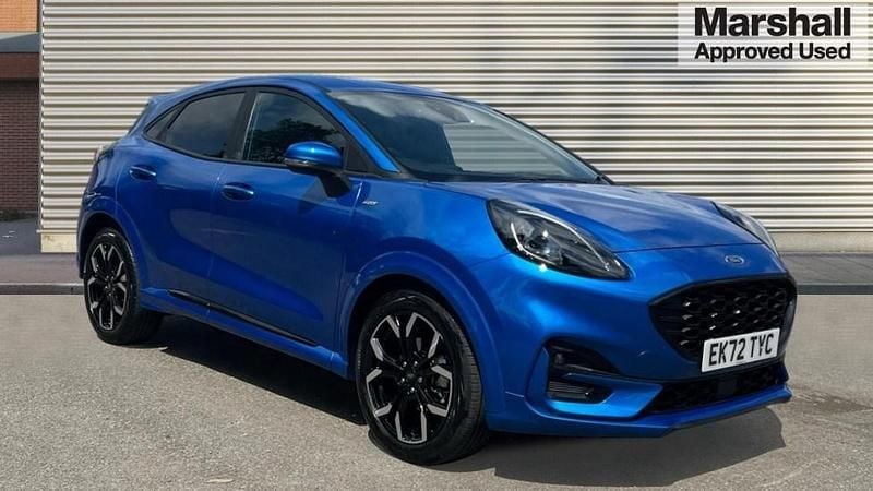 Blue Used 2023 Ford Puma ST-Line X Hatchback | £17,450 (Fair price) - Image 1/4