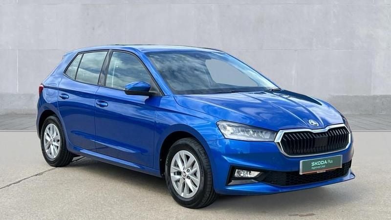 Race blue metallic Used 2023 Skoda Fabia Comfort Hatchback | £15,250 (Fair price) - Image 1/4