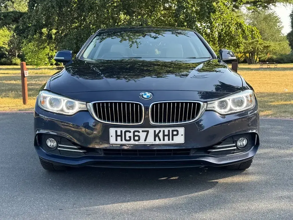Used BMW 420 Coupé Luxury Line 184 HP (135 kW) 2017 Blue Coupe