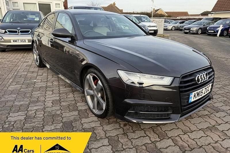 Used Audi A6 Black Edition 190 HP (139 kW) 2015 Grey Sedan