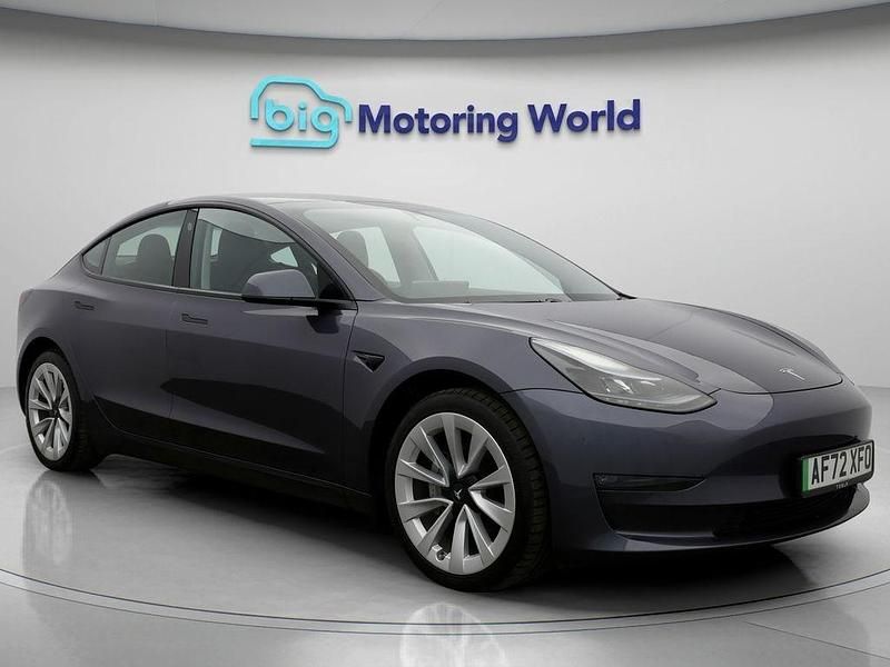 Grey Used 2022 Tesla Model 3 Long Range AWD Sedan | £22,800 (Fair price) - Image 1/4