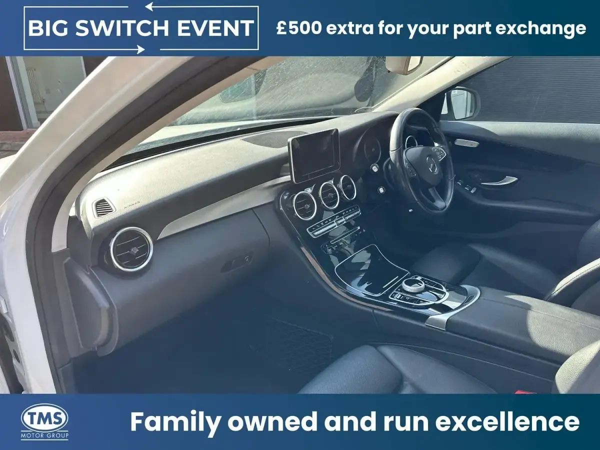 Second-hand Mercedes C200 Executive 184 CP (135 kW) 2018 Alb Break