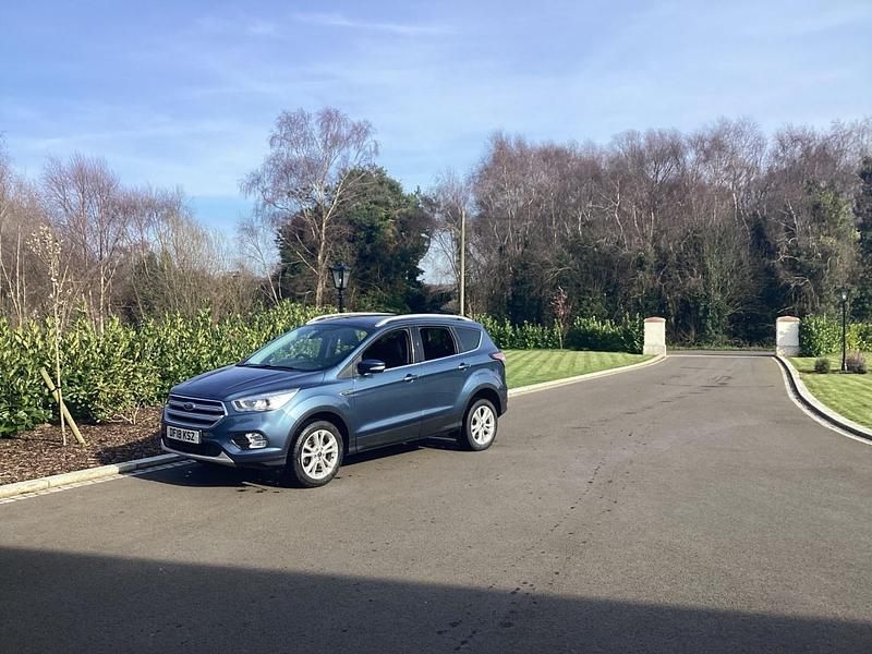 Used Ford Kuga Titanium 120 HP (88 kW) 2018 Blue SUV