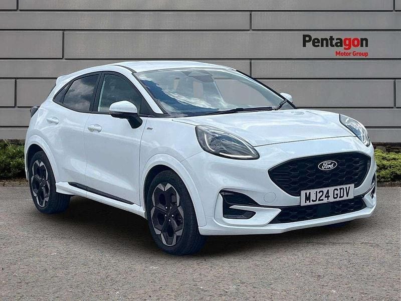 White Used 2024 Ford Puma Gen-E ST-Line X SUV | £22,495 (A bit pricey) - Image 1/4