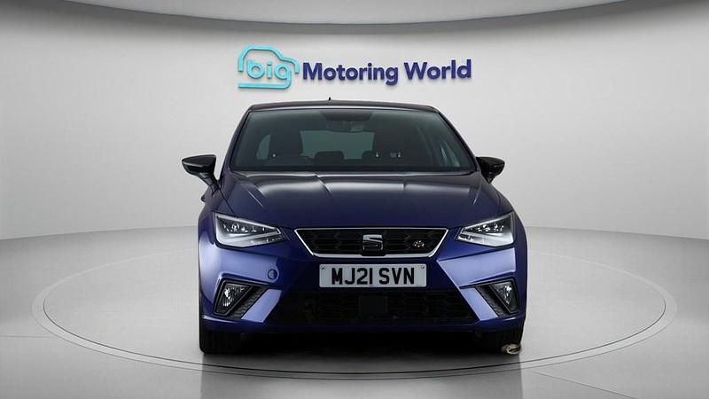 Used Seat Ibiza FR 95 HP (69 kW) 2021 Blue Hatchback