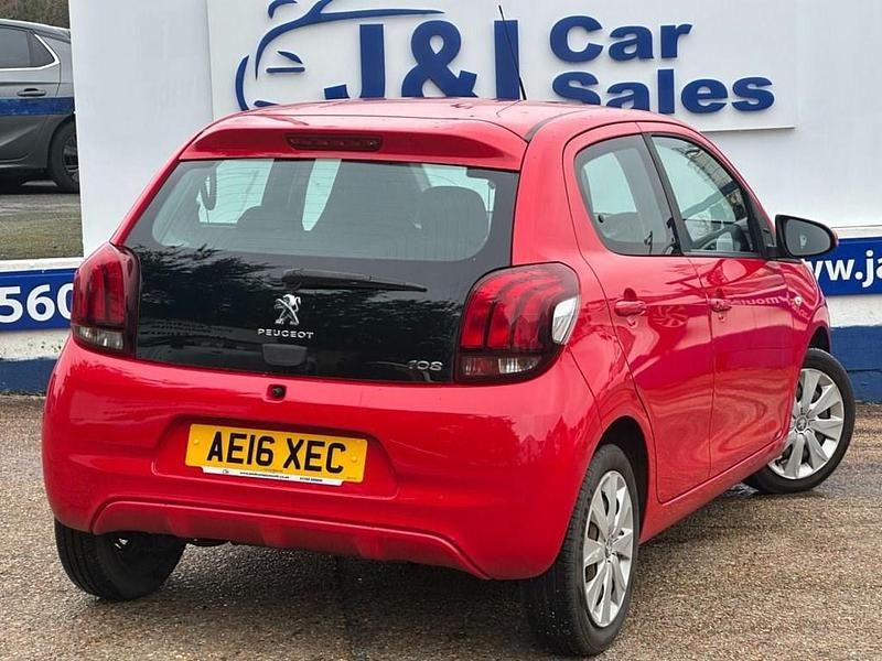 Used Peugeot 108 Active 68 HP (50 kW) 2016 Red Hatchback