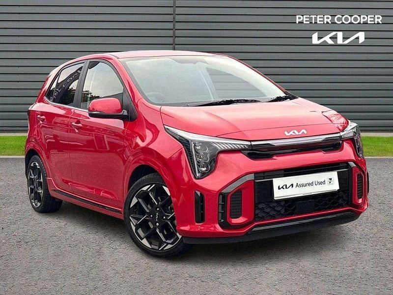 Red Used 2024 Kia Picanto GT-Line S Hatchback | £17,891 (A bit pricey) - Image 1/4
