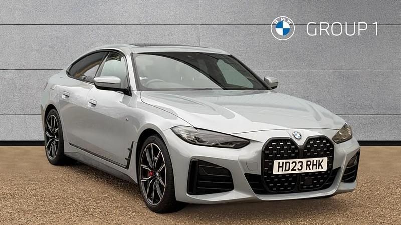 Grey Used 2023 BMW 420 Gran Coupé M Sport Coupe | £33,995 (Fair price) - Image 1/4