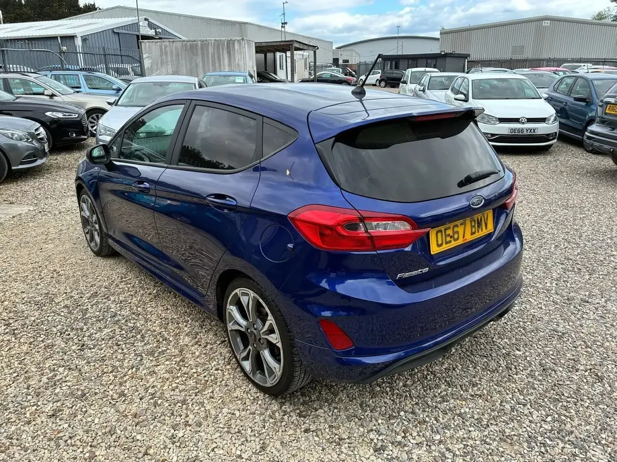 Used Ford Fiesta ST-Line 140 HP (102 kW) 2017 Blue Hatchback