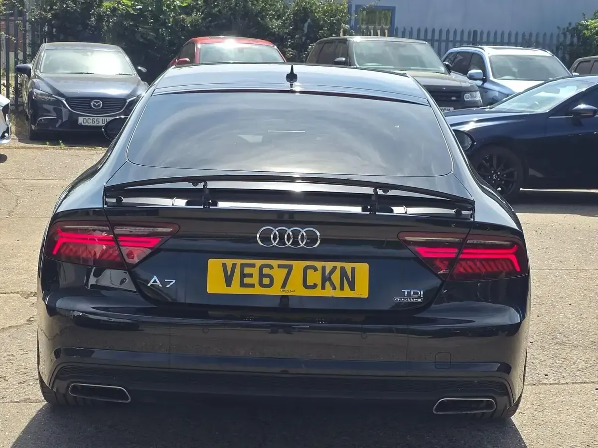 Used Audi A7 Sportback Black Edition 272 HP (200 kW) 2017 Black Hatchback