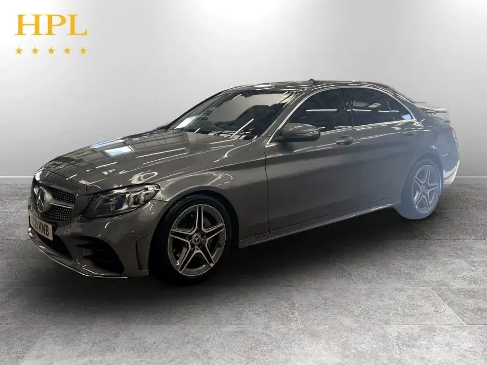 Used Mercedes C220 AMG line 194 HP (142 kW) 2021 Grey Sedan