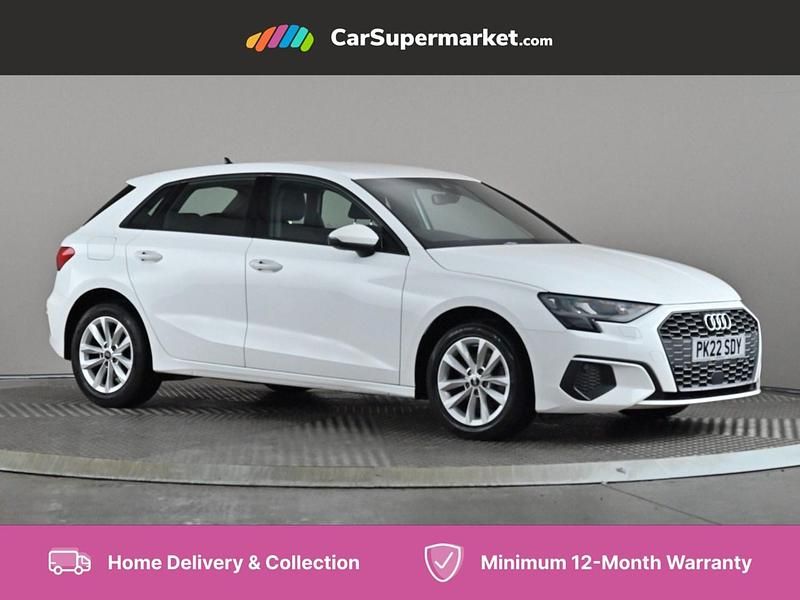 White Used 2022 Audi A3 Comfort Hatchback | £17,897 (Super price) - Image 1/4