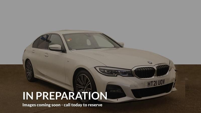 White Used 2021 BMW 320 M Sport Sedan | £19,720 (Fair price) - Image 1/4