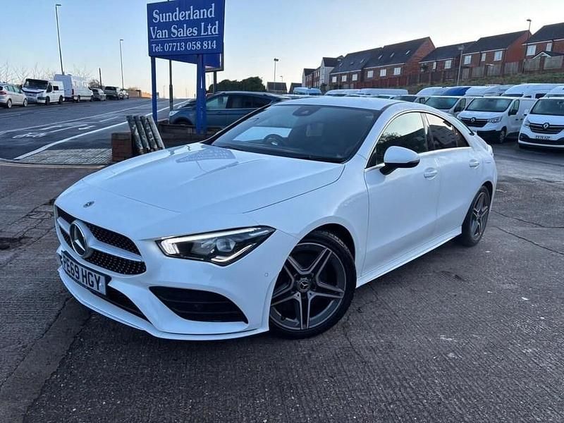 White Used 2019 Mercedes CLA200 AMG line Coupe | £18,995 (Good price) - Image 1/4
