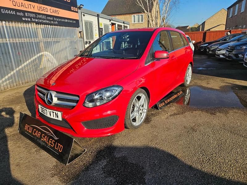 Used Mercedes B180 AMG line 109 HP (80 kW) 2017 Red MPV