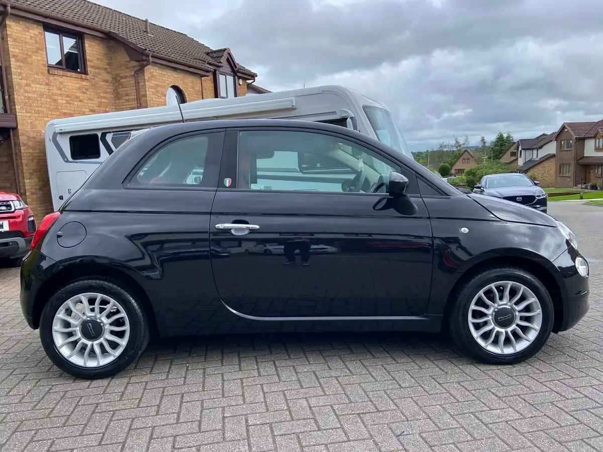 Used Fiat 500 Pop Star 69 HP (50 kW) 2017 Black Hatchback