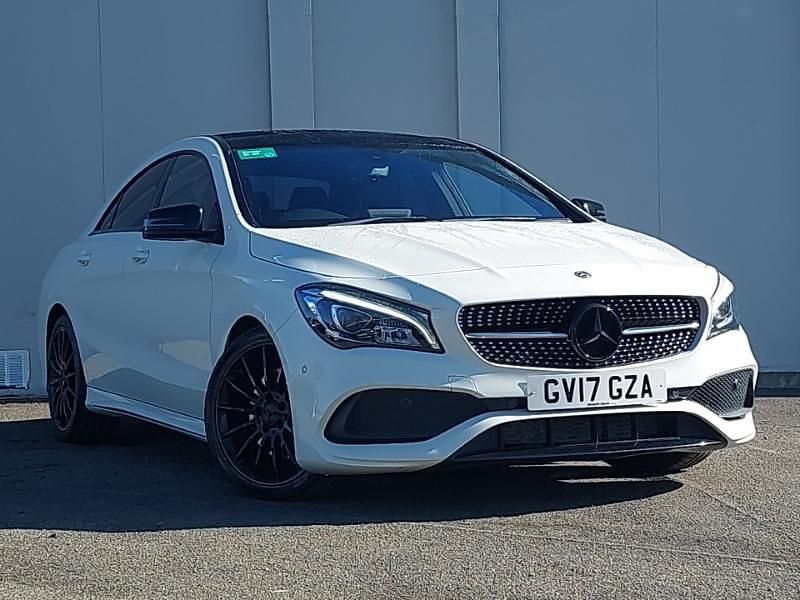 Used Mercedes CLA220 AMG line 177 HP (130 kW) 2017 White Sedan