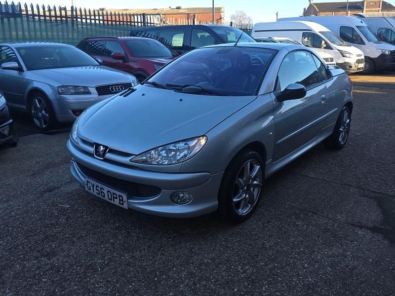 Silver Used 2006 Peugeot 206 Allure Cabriolet | £2,495 (A bit pricey) - Image 1/4