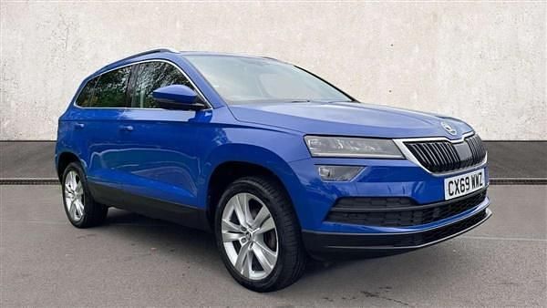 Blue Used 2019 Skoda Karoq SE L SUV | £15,893 (Fair price) - Image 1/4
