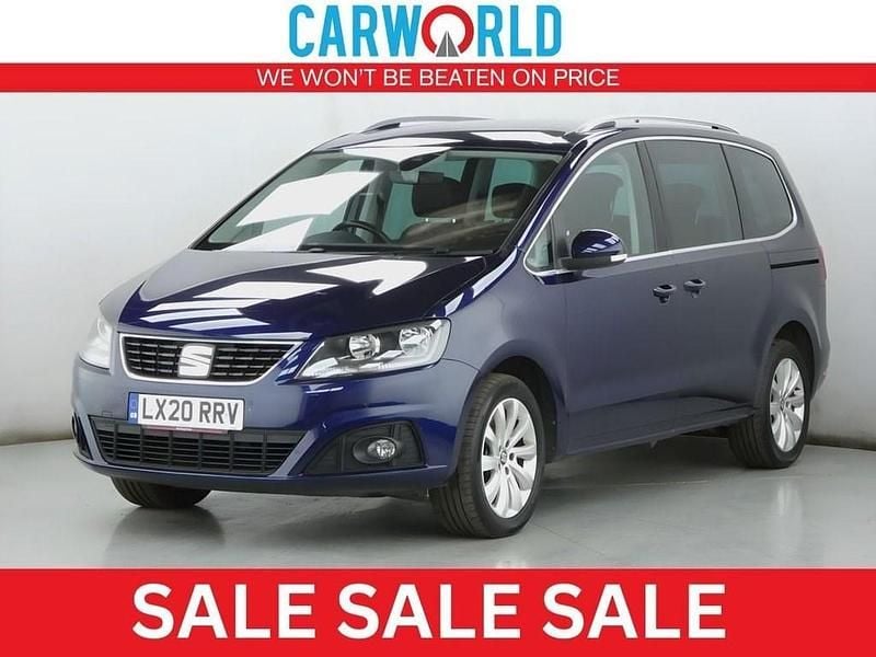 Blue Used 2020 Seat Alhambra SE MPV | £16,400 (Fair price) - Image 1/3