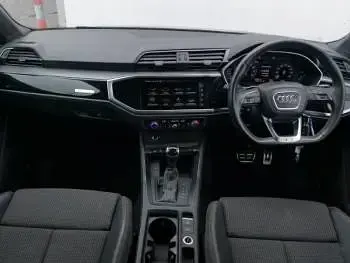 Used Audi Q3 Black Edition 150 HP (110 kW) 2021 Blue SUV