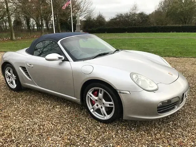 Second-hand Porsche Boxster 295 CP (216 kW) 2007 Argintiu Cabrio
