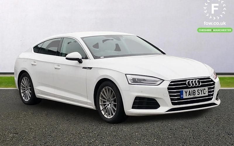 White Used 2018 Audi A5 Sportback Hatchback | £13,699 (Good price) - Image 1/4