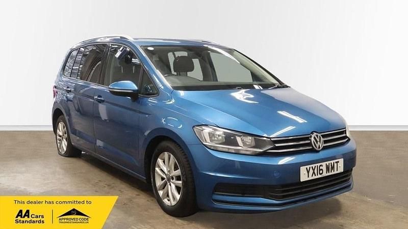 Blue Used 2016 VW Touran SE MPV | £10,950 (Fair price) - Image 1/4