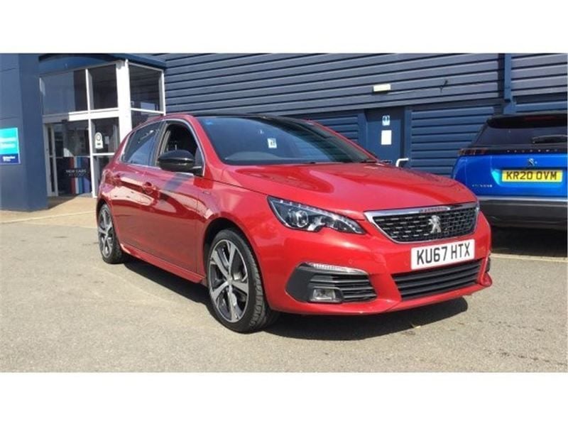 Red Used 2017 Peugeot 308 GT-line Hatchback | £7,711 (Fair price) - Image 1/4