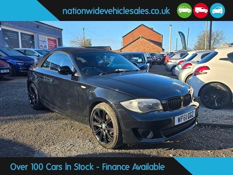 Black Used 2011 BMW 118 Cabriolet Sport Line Cabriolet | £3,372 (Good price) - Image 1/4