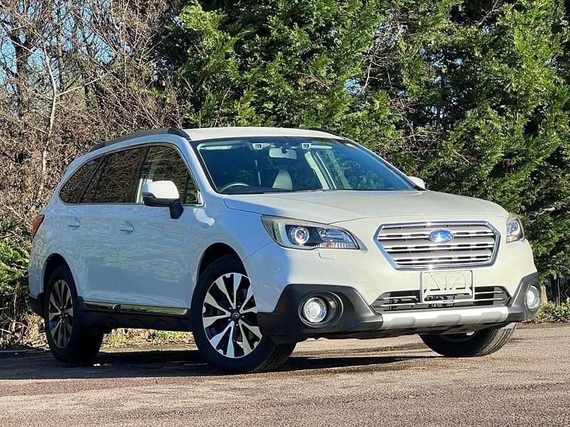White Used 2015 Subaru Outback Premium Estate | £11,990 (Expensive) - Image 1/3