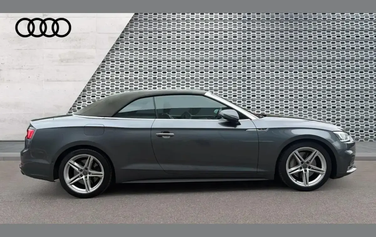 Used Audi A5 Cabriolet S-Line 248 HP (182 kW) 2017 Grey Cabriolet