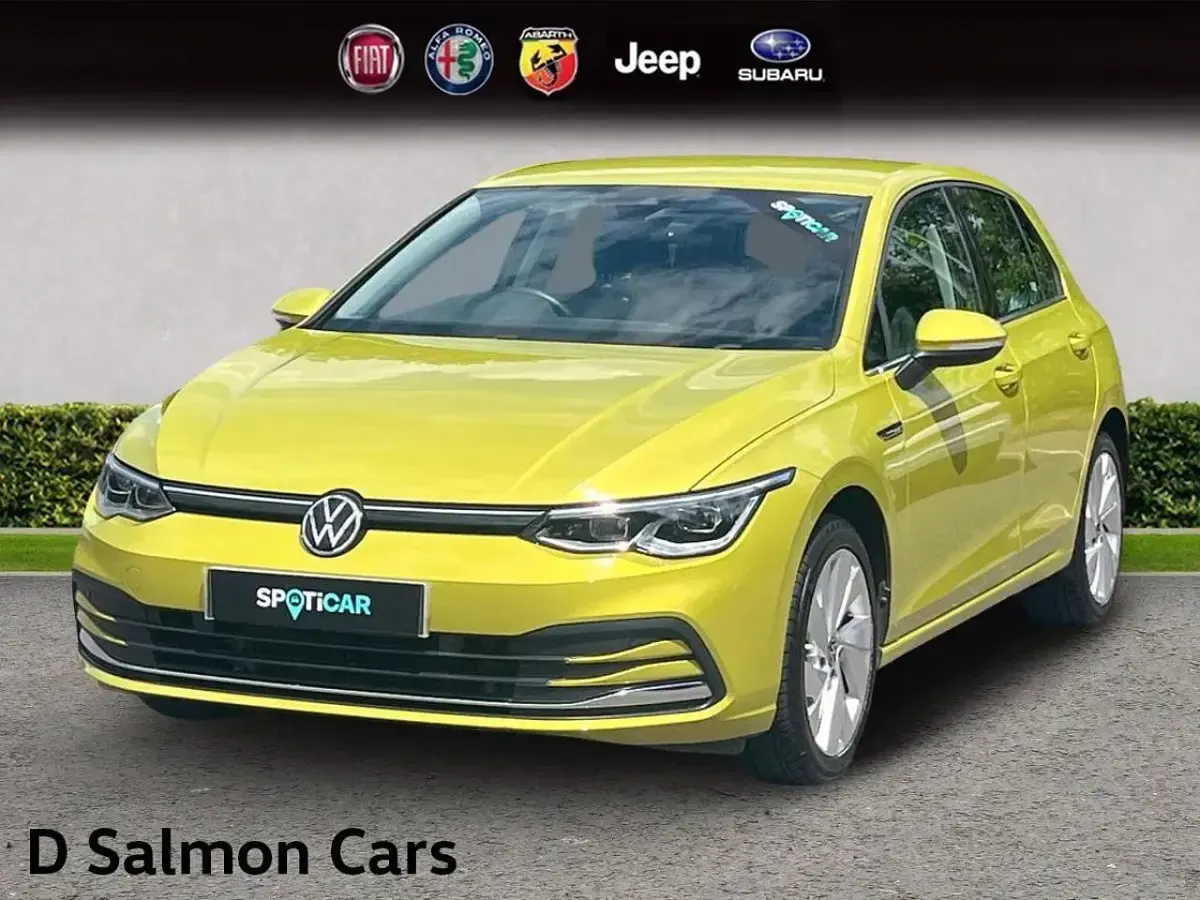 Used VW Golf VIII Style 148 HP (108 kW) 2020 Yellow Hatchback