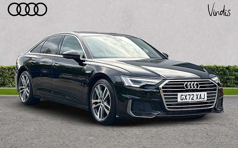 Black Used 2022 Audi A6 S-Line Sedan | £26,062 (Fair price) - Image 1/4