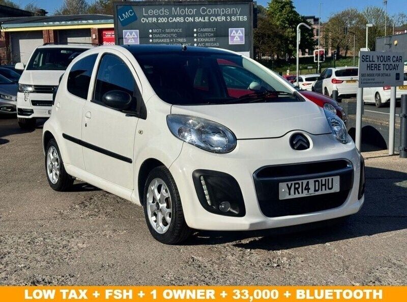 White Used 2014 Citroën C1 Platinum Hatchback | £4,295 (Fair price) - Image 1/4