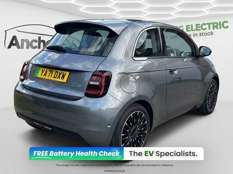 Used Fiat 500e La Prima 86 kW (118 HP) 2022 Grey Hatchback