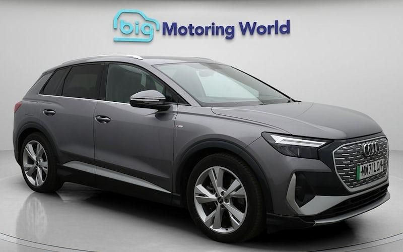 Used 2023 Audi Q4 e-tron S-Line SUV | £23,200 (Super price) - Image 1/4